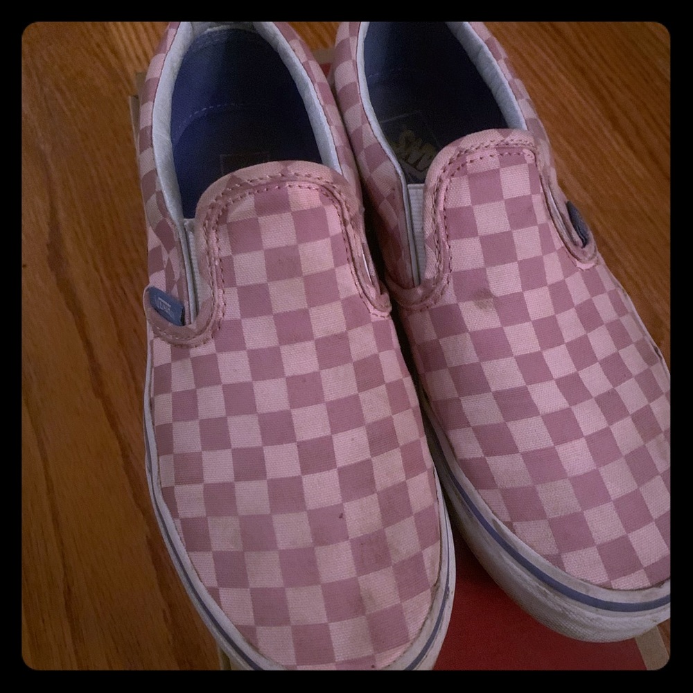 Vans old school slip ons!